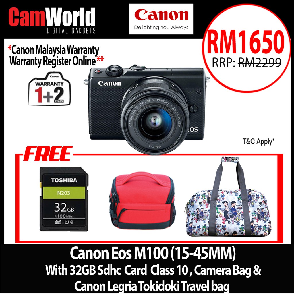 canon eos m100 bag