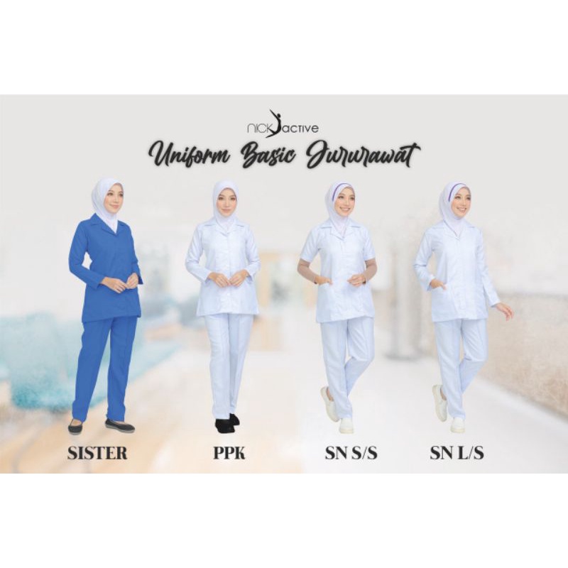 Uniform Jururawat Readystock Murah (Freegift Tudung)  Shopee Malaysia