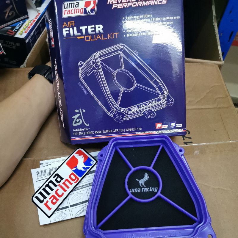 Air Filter Uma Racing 135LC Y15ZR NMAX NVX FZ150 V1 R15 V3 MT15 EGO SOLARIZ AVANTIZ RS150 PCX150