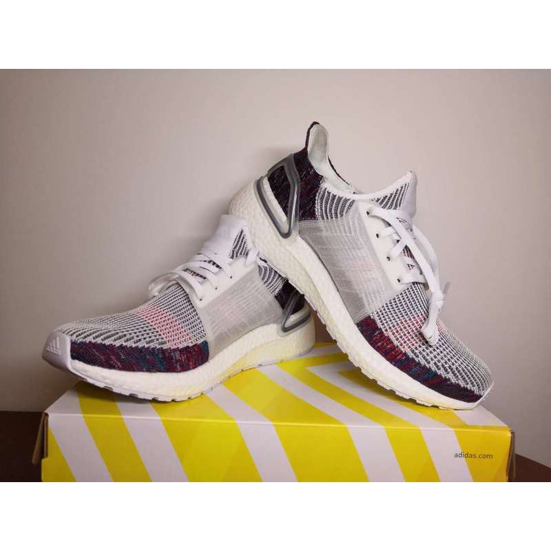 adidas ultra boost white and rainbow