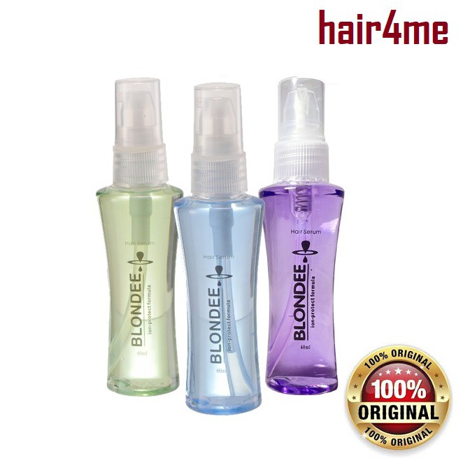 Original Blondee Hair Serum Oil Purple Daisy Blue Mint Green Apple (60ml) |  Shopee Malaysia