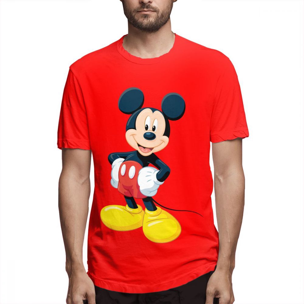 red mickey mouse shirt