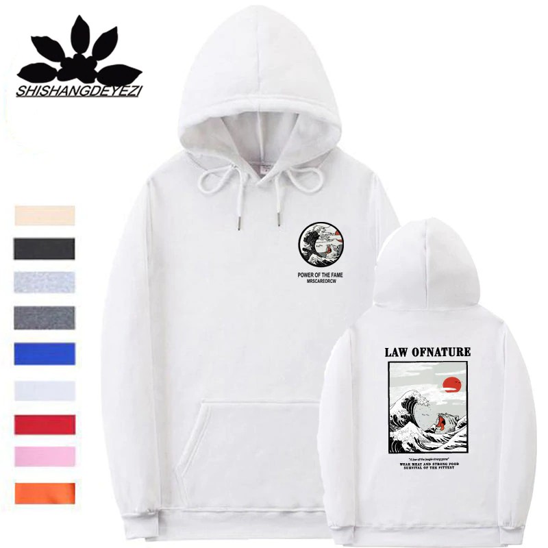 different colour hoodies