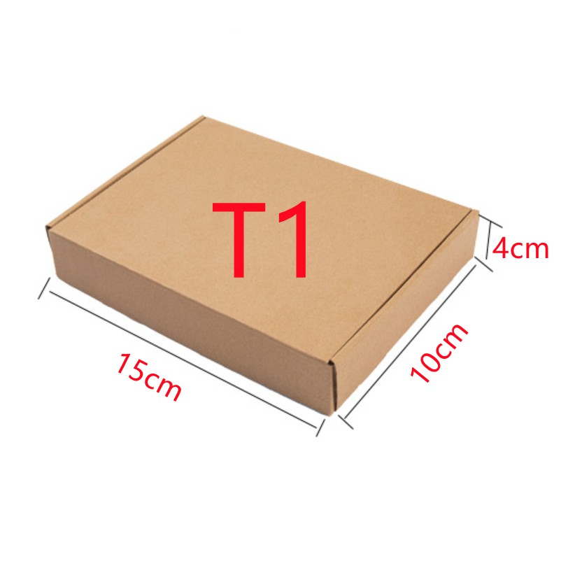 shopee: Multi-size Kraft Paper Box Brown Cardboard Handmade Soap Box White Craft Paper Gift Box Black Packaging Jewelry Box (0:0:Size:T1-15*10*4cm;:::)
