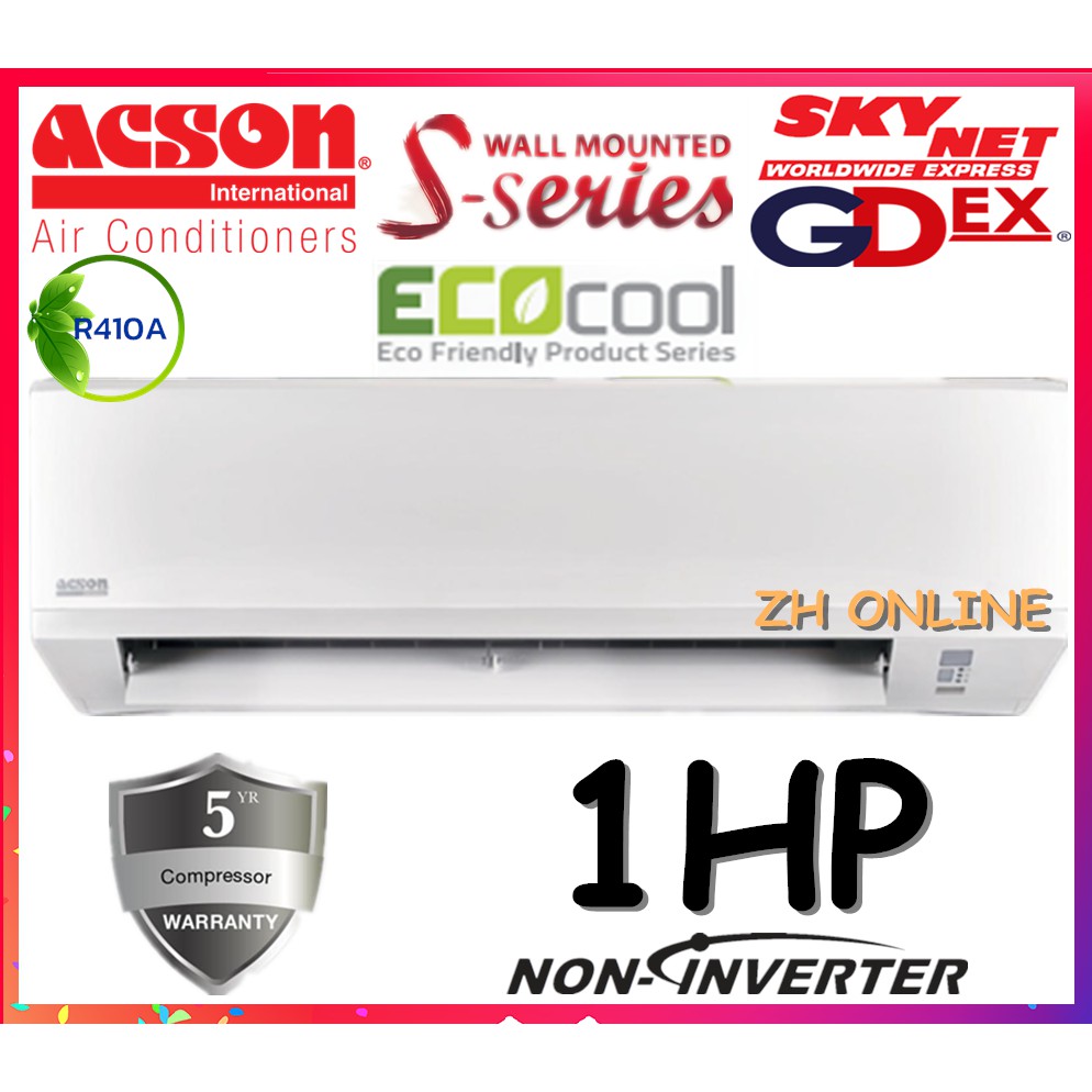 Acson 1HP EcoCooL A5WM S Series A5WM10S & A5LC10F R410A - 