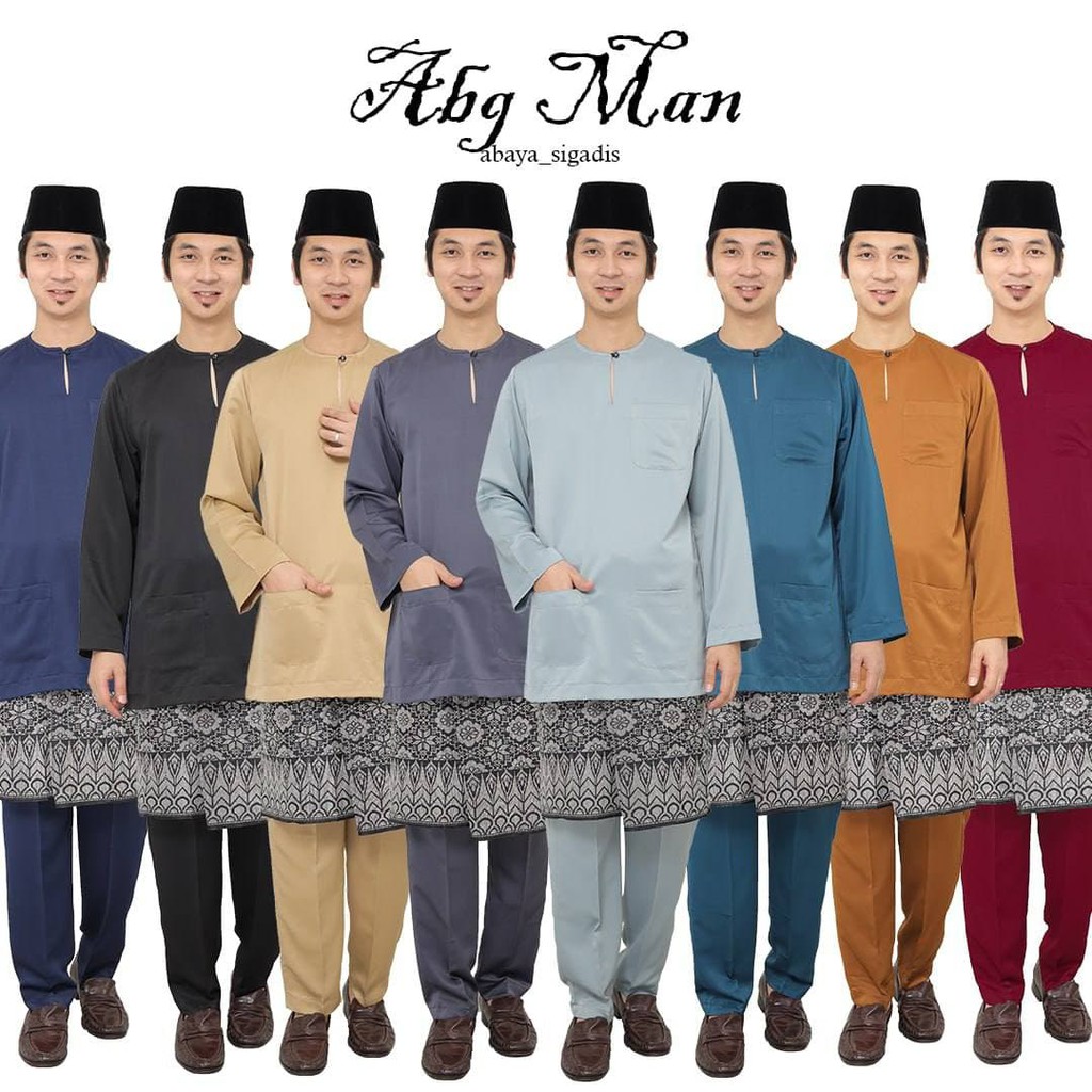 💥RAYA 2021💥 BAJU MELAYU ABANG MAN TELUK BELANGA HOT ITEM KAIN 