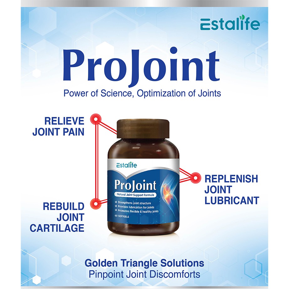 Estalife Projoint 60s Japan Type Ii Collagen Joint Cartilage Care Shopee Malaysia