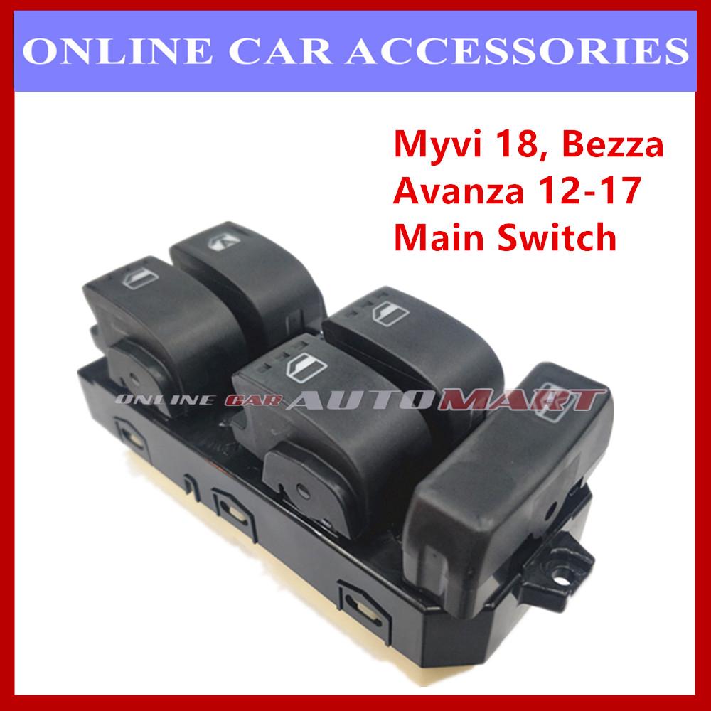 Power Window Main Switch For Perodua Myvi 2018/ Bezza/ Toyota Avanza