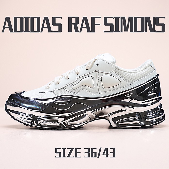 adidas raf simons ozweego silver