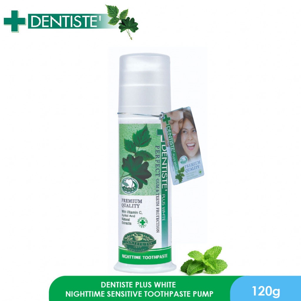 DENTISTE Plus White Nighttime Sensitive Toothpaste Pump 120g Shopee