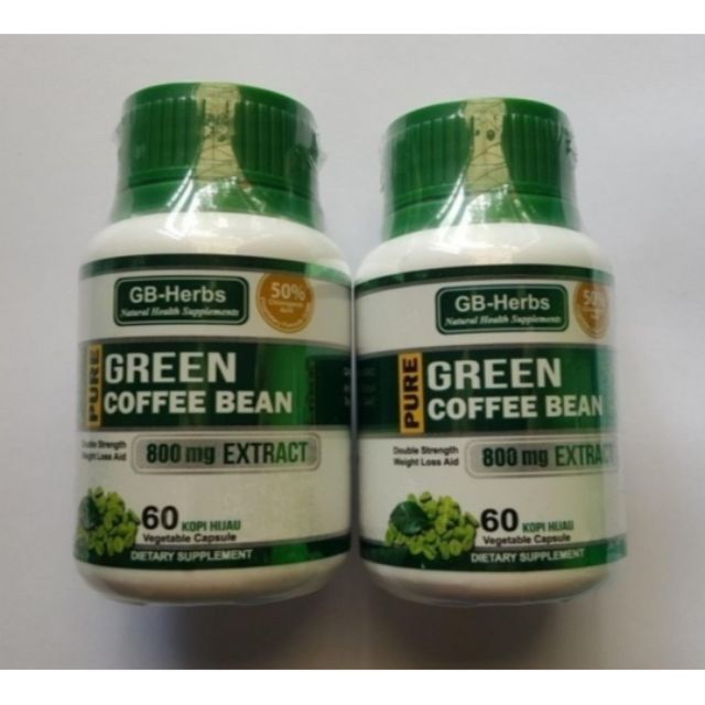 2 Botol Kopi Hijau Gb Herbs / Ubat Kurus 100% Lulus KKM 