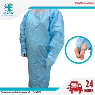 CPE Isolation Gown - Thumb Hook- Single Packing