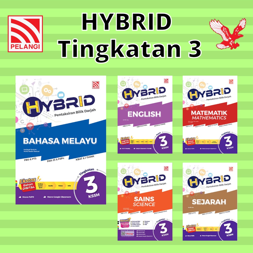 [JASA] PELANGI Buku Latihan Hybrid PBD Tingkatan 3 KSSM 2022  Shopee