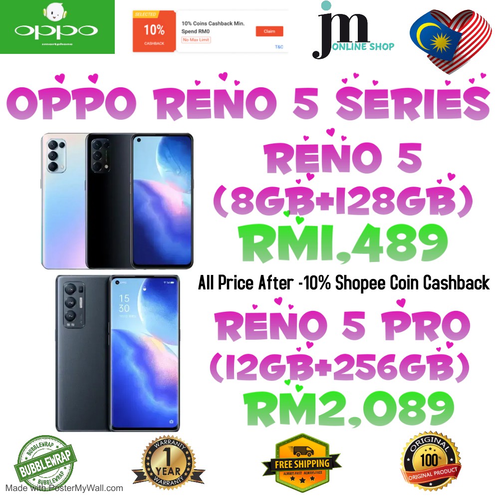 oppo reno 5 pro price in malaysia 8 128