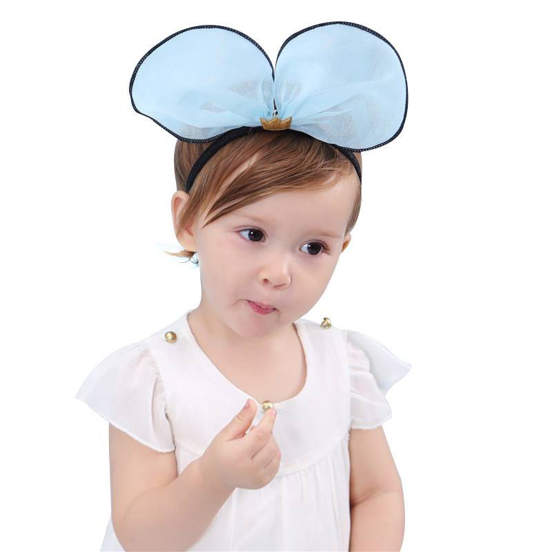 Baby Kids Newborn Baby Big Bowknot Headband Baby Girl Child