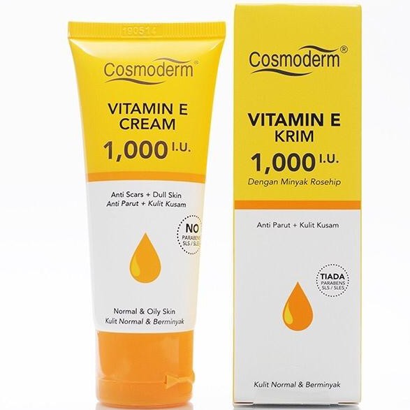 cosmoderm vitamin e cream 1000 iu