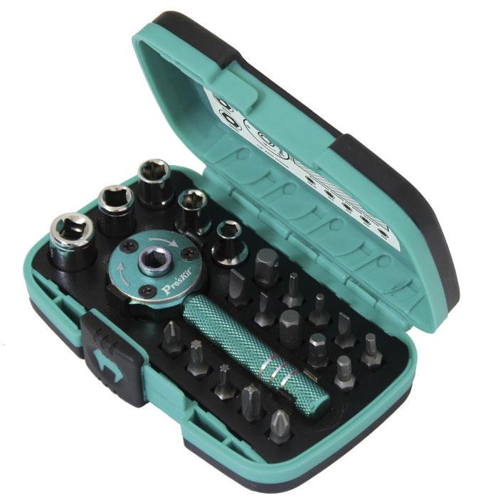 PROSKIT 22PCS Palm ratchet wrench Bit & Socket Set Shopee Malaysia