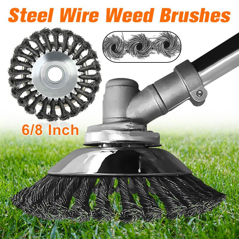 steel wire wheel brush grass trimmer head
