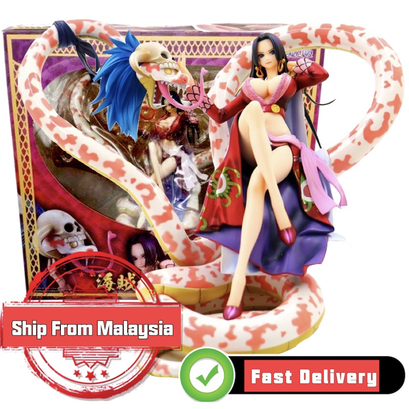 Animation Art Characters One Piece Female Emperor Boa Hancock Fighting Action Figures Toy In Box Gifts Collectibles