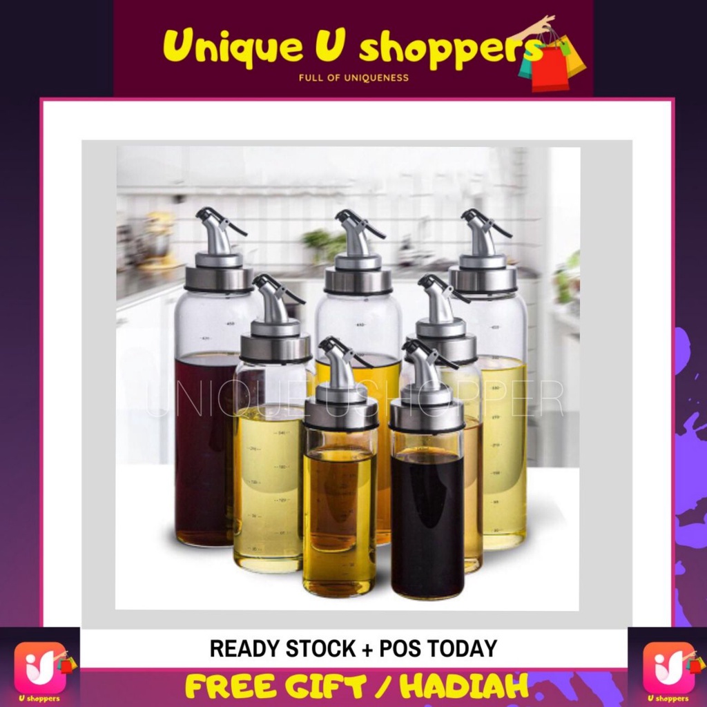 Cooking Oil Glass Bottles/cooking Oil dispenser bottle Shopee Malaysia