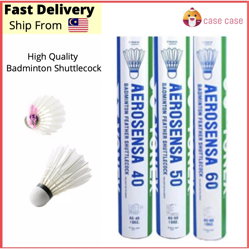 Yonex Badminton Shuttlecock Aerosensa AS50 AS40 AS30 Shopee Malaysia