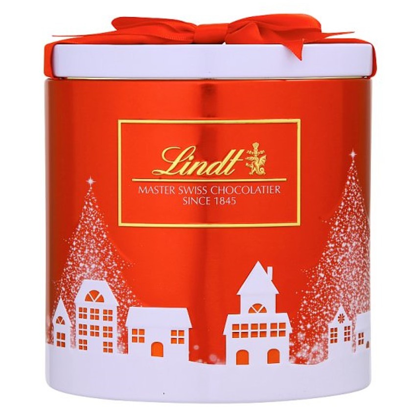 Lindt Lindor Village Oval Chocolate Tin, 96g Shopee Malaysia