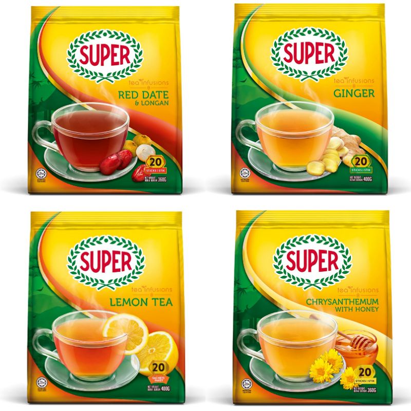 Super Tea Infusions, Ginger / Red Dates Longan / Chrysanthemum Honey