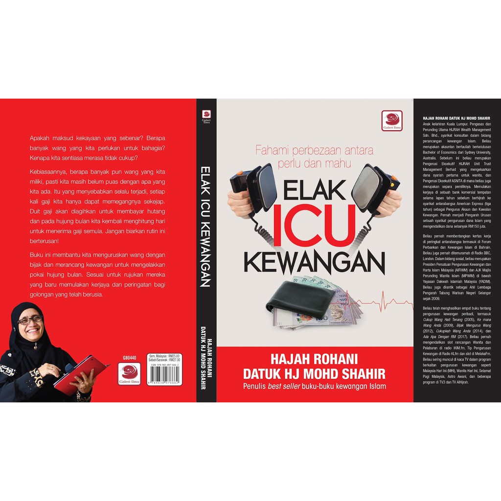 Elak ICU Kewangan - Penulis: Hajah Rohani Datuk Hj Mohd Shahir 