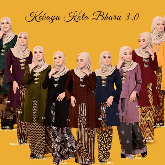 BAJU KEBAYA KOTA BHARU 3 0 KAIN BATIK BALI Shopee Malaysia BAJU KEBAYA KOTA BHARU 3 0 KAIN BATIK BALI Shopee Malaysia