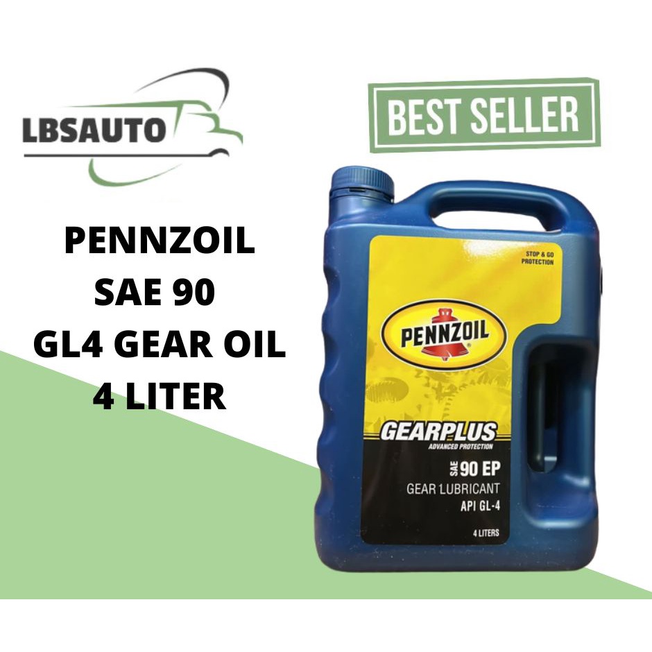 Pennzoil SAE90 GL 4 Gear Oil 4 Liter Shopee Malaysia