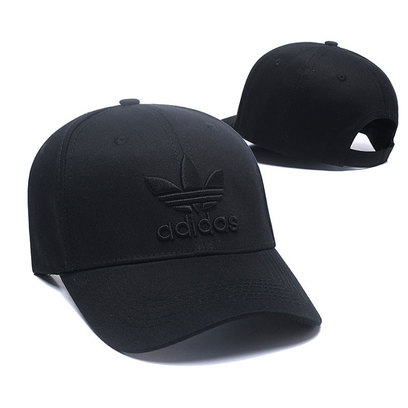 adidas all black hat