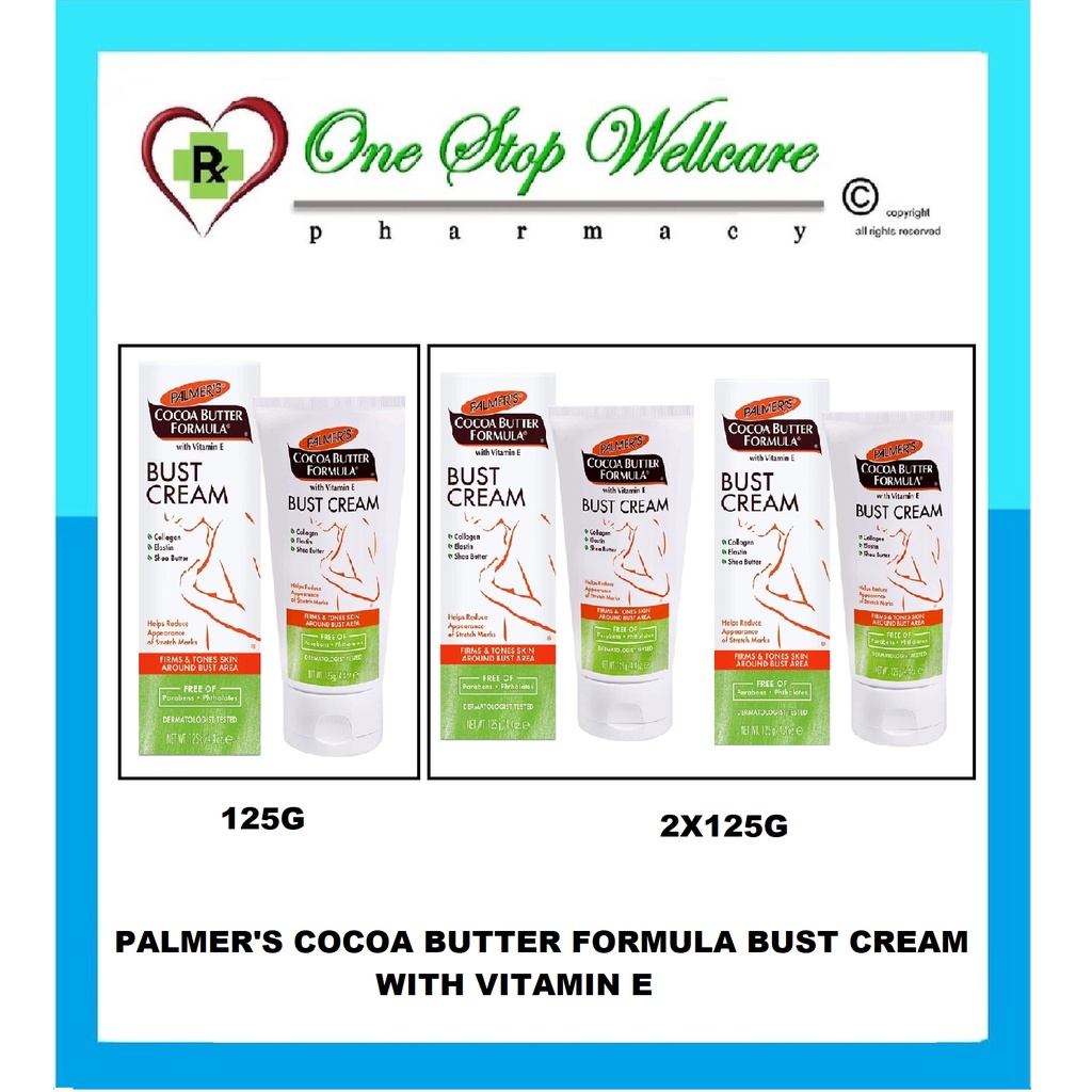 PALMER'S COCOA BUTTER FORMULA BUST CREAM WITH VITAMIN E 125G / 2X125G
