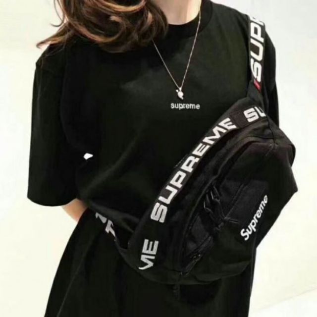 READY STOCK] WAIST BAG SUPREME MEN WOMEN POUCH BAG CROSS BODY BAG