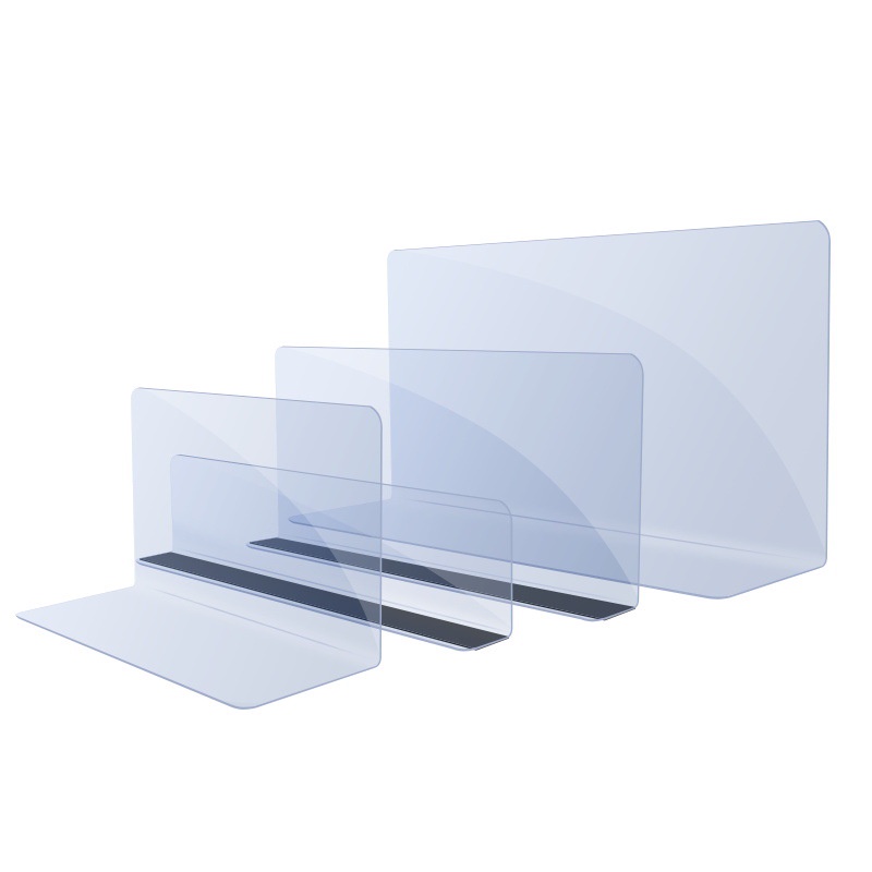 10 Pcs Commodity divider Lshaped plastic partition Supermarket shelf