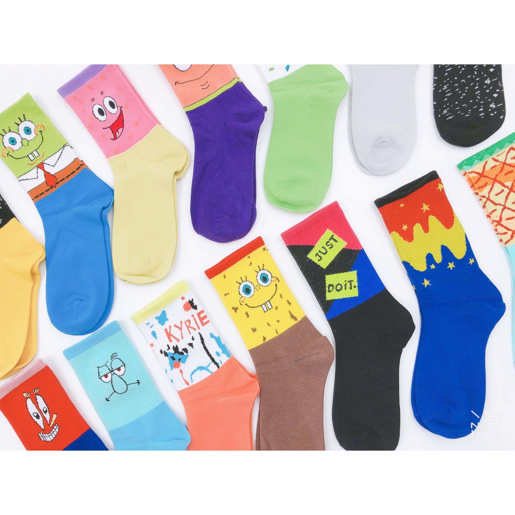 spongebob basketball socks