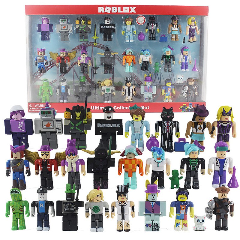 New 24pcs Set Virtual World Roblox Ultimate Collector S Set Games Action Figures Toys Shopee Malaysia - toys roblox set