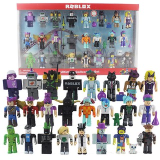17 Items Legends Of Roblox Mini Action Figures Set Game Toys Kids Gifts Shopee Malaysia - roblox guest 666 toy