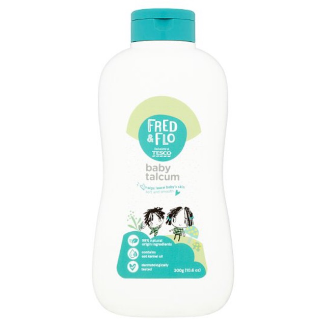 Tesco Fred & Flo Baby Talcum 300g Shopee Malaysia