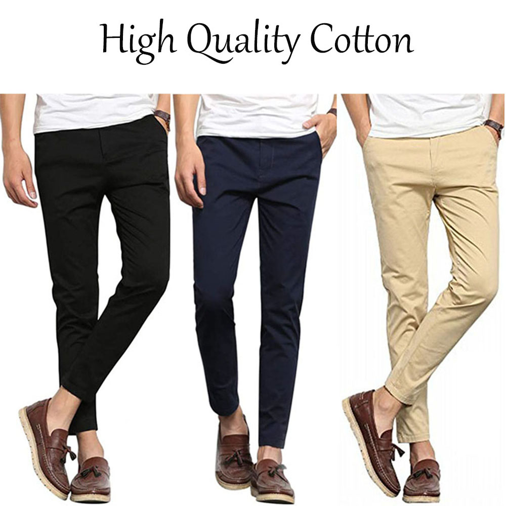 slim cropped pants mens