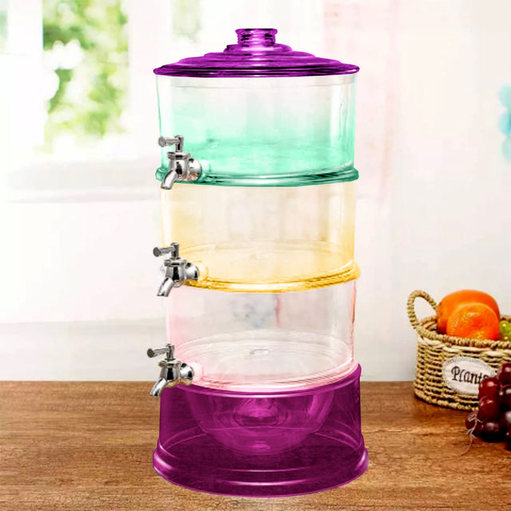 FINSSO: 3 Layer Juice Dispenser