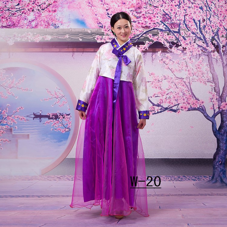 purple hanbok