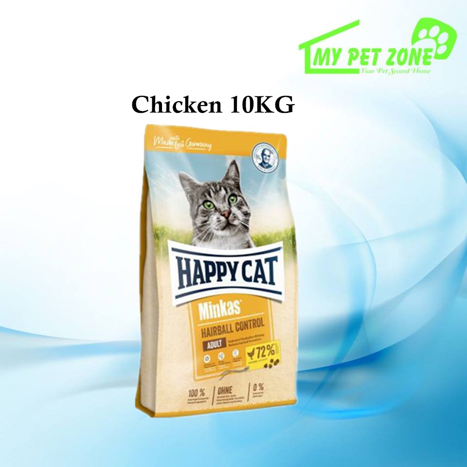 Happy Cat Minkas Hairball Control Geflugel Chicken (Cat Food) 10KG