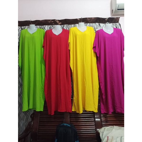 kaftan candy(kaftan batik cotton plain) Shopee Malaysia