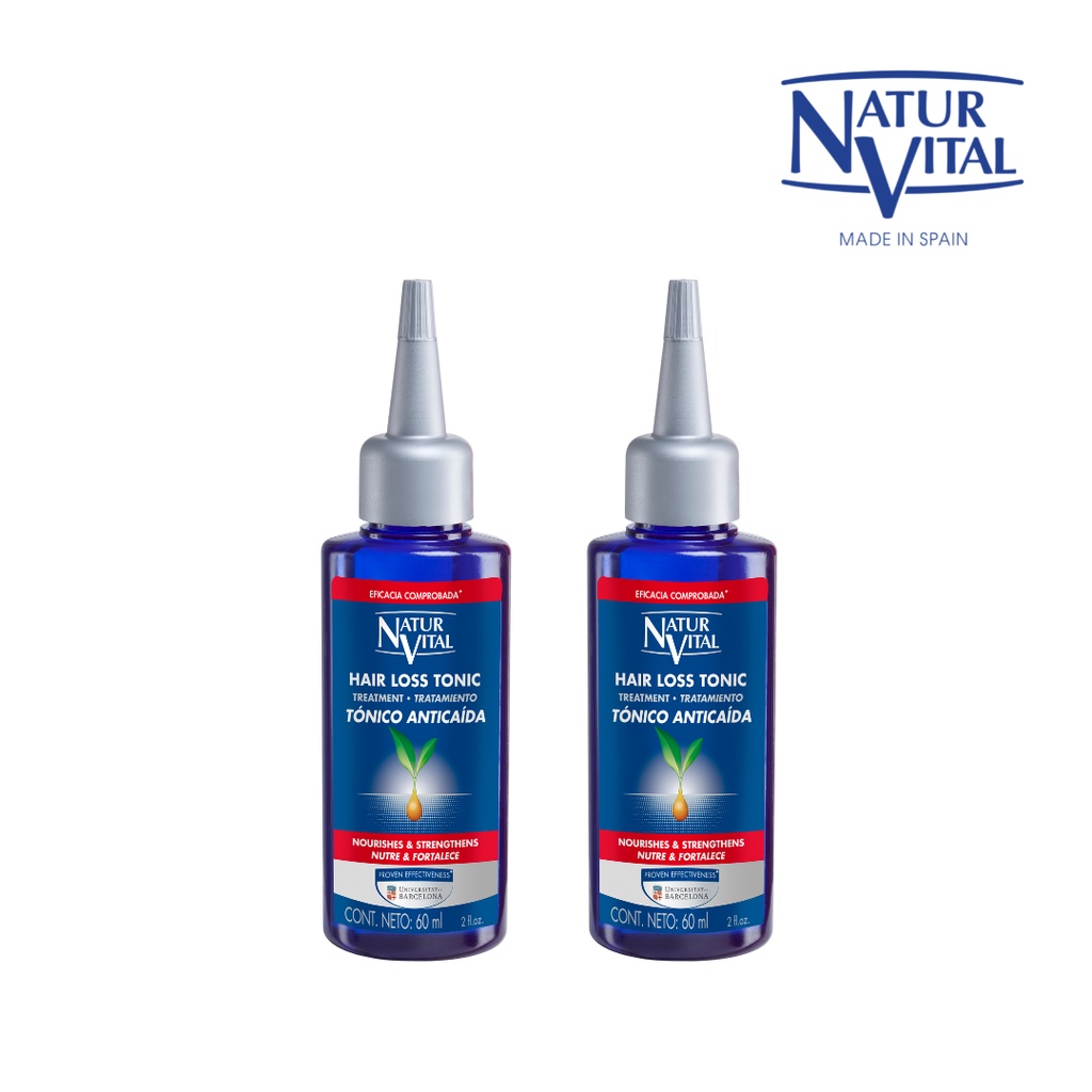 [Bundle of 2] NaturVital Hair Loss Tonic ( 2 x 60ml) Shopee Malaysia