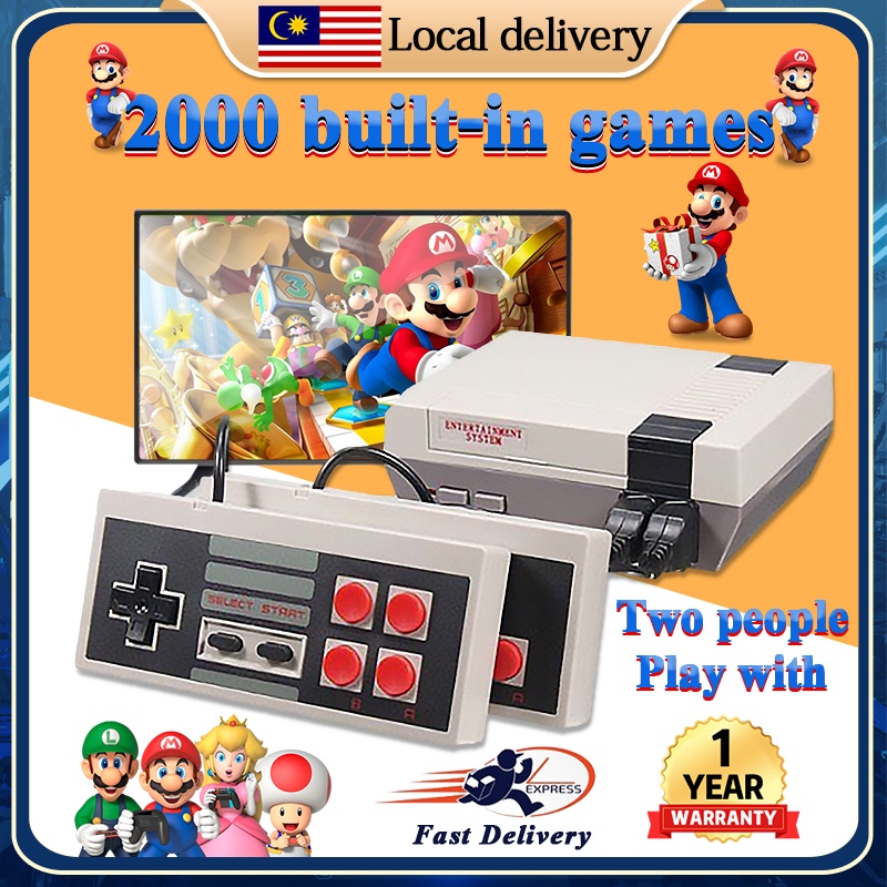 Local Stock]Latest NES S-02 2000 Games Mini Classic SFC Game Console video  games mini 620 game box | Shopee Malaysia