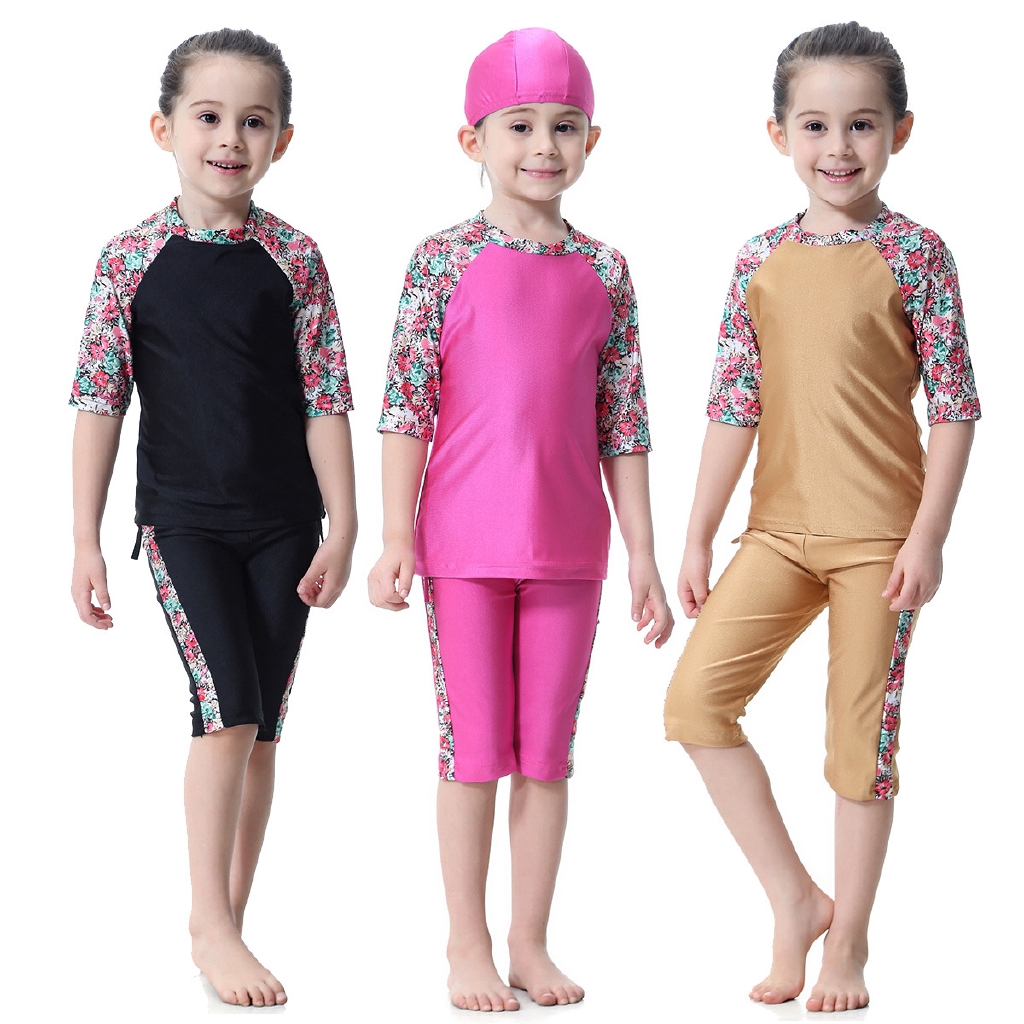  READY STOCK Muslim Fashion Girl Kids Swimsuit  Islamic  