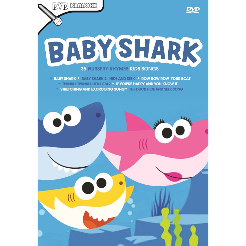 Baby Shark 35 Nursery Rhymes Kids Songs (DVD) Shopee Malaysia
