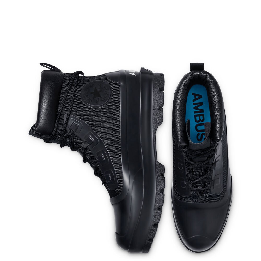 ambush black converse edition chuck rubber boots