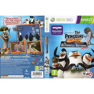XBOX 360 Kinect The Penguins of Madagascar Dr Blowhole Returns Again