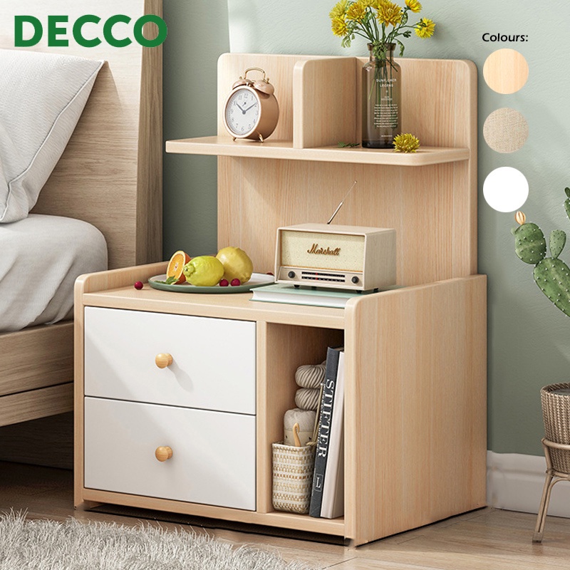 Decco Mini Storage Cabinet Bedside, Side Table Cabinet Design